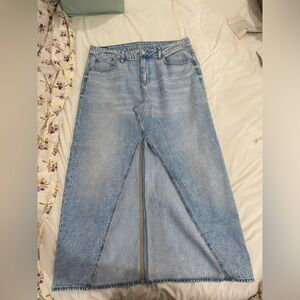 American Eagle Denim Skirt Midi